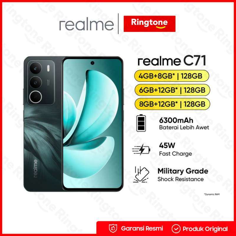realme C71 6GB/128GB グリーン Realme C71 - Verde - 128GB de