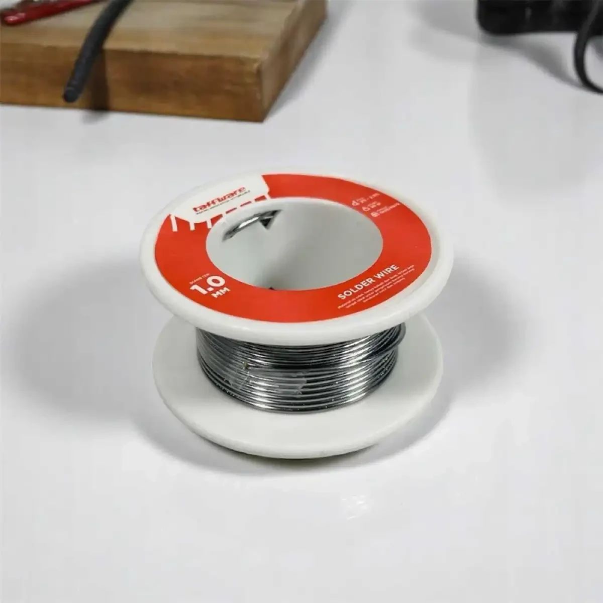 Jual Taffware Kawat Timah Solder Flux Wire 1.0mm - Sambungan Halus ...
