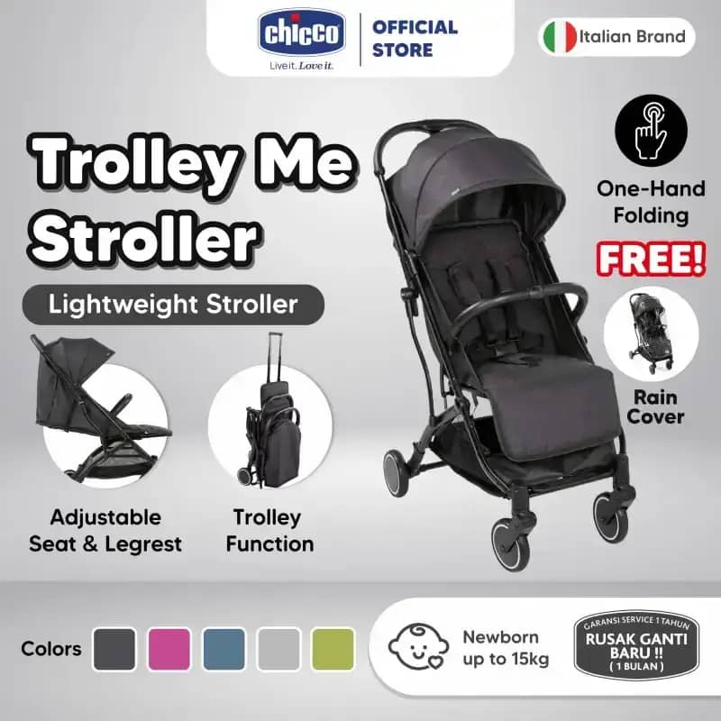 Promo Chicco Trolleyme Stroller Stroller Bayi Lipat Travelling