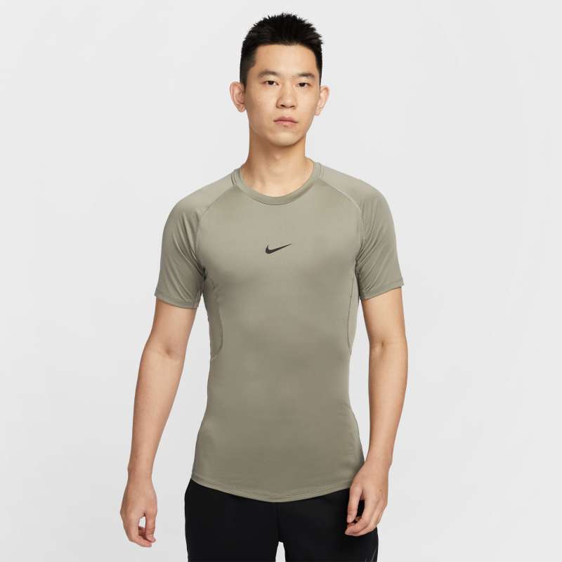 NIKE Men Training Pro Dri-Fit Tight Short-Sleeve Top Pakaian Fitness Pria  [FB7933-320]