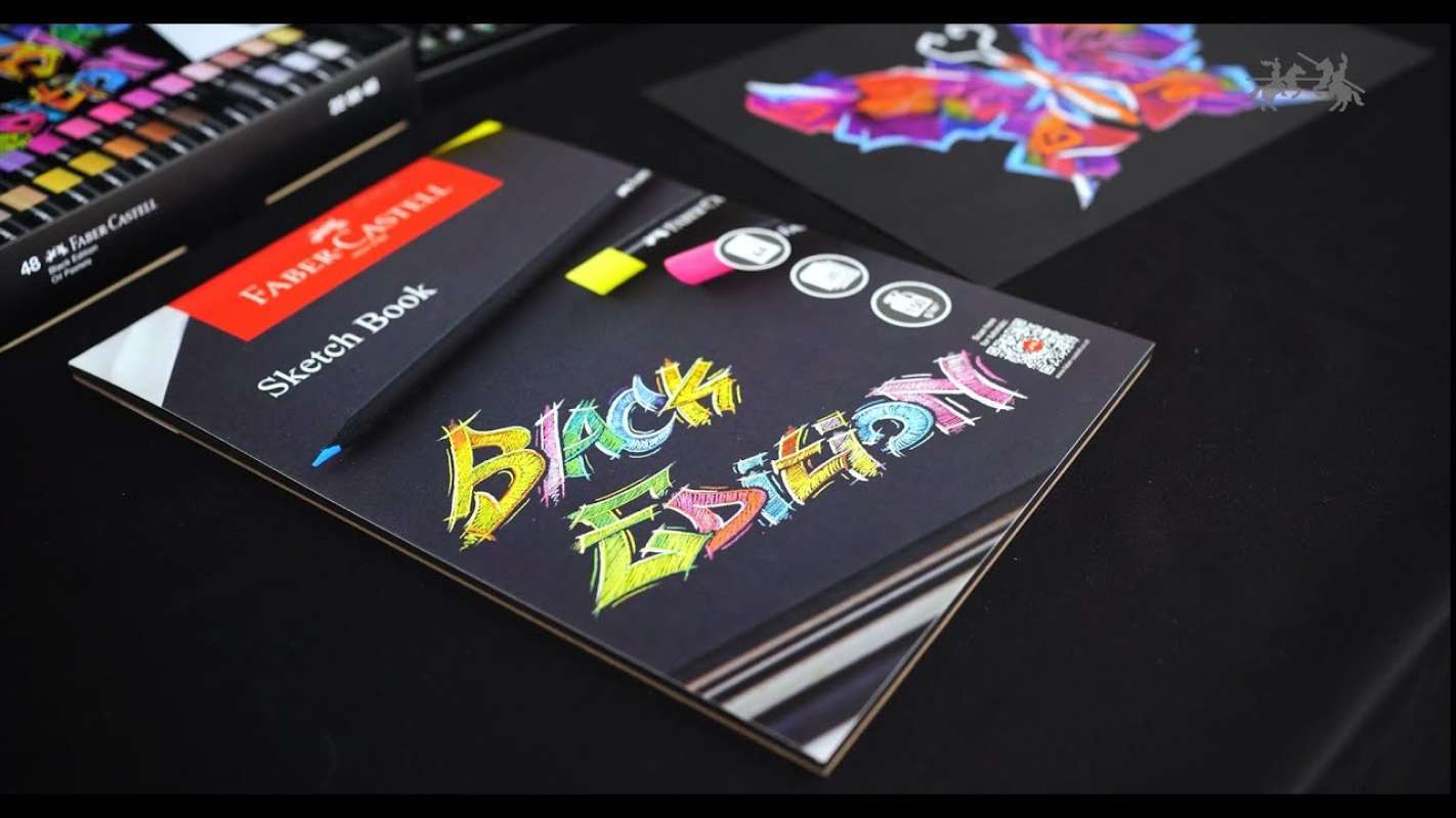 Promo Faber Castell Black Paper Sketch Book Diskon 5% Di Seller