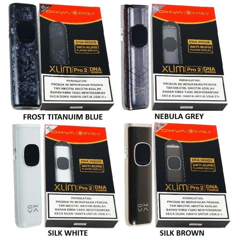 Promo Pod Vape Oxva Xlim Pro 2 Dna Version Pod Kit 30W 1300mah Authentic By  Oxva Diskon 5% Di Seller Vapehan Store - Vapehan Store - Kota Jakarta Timur  | Blibli