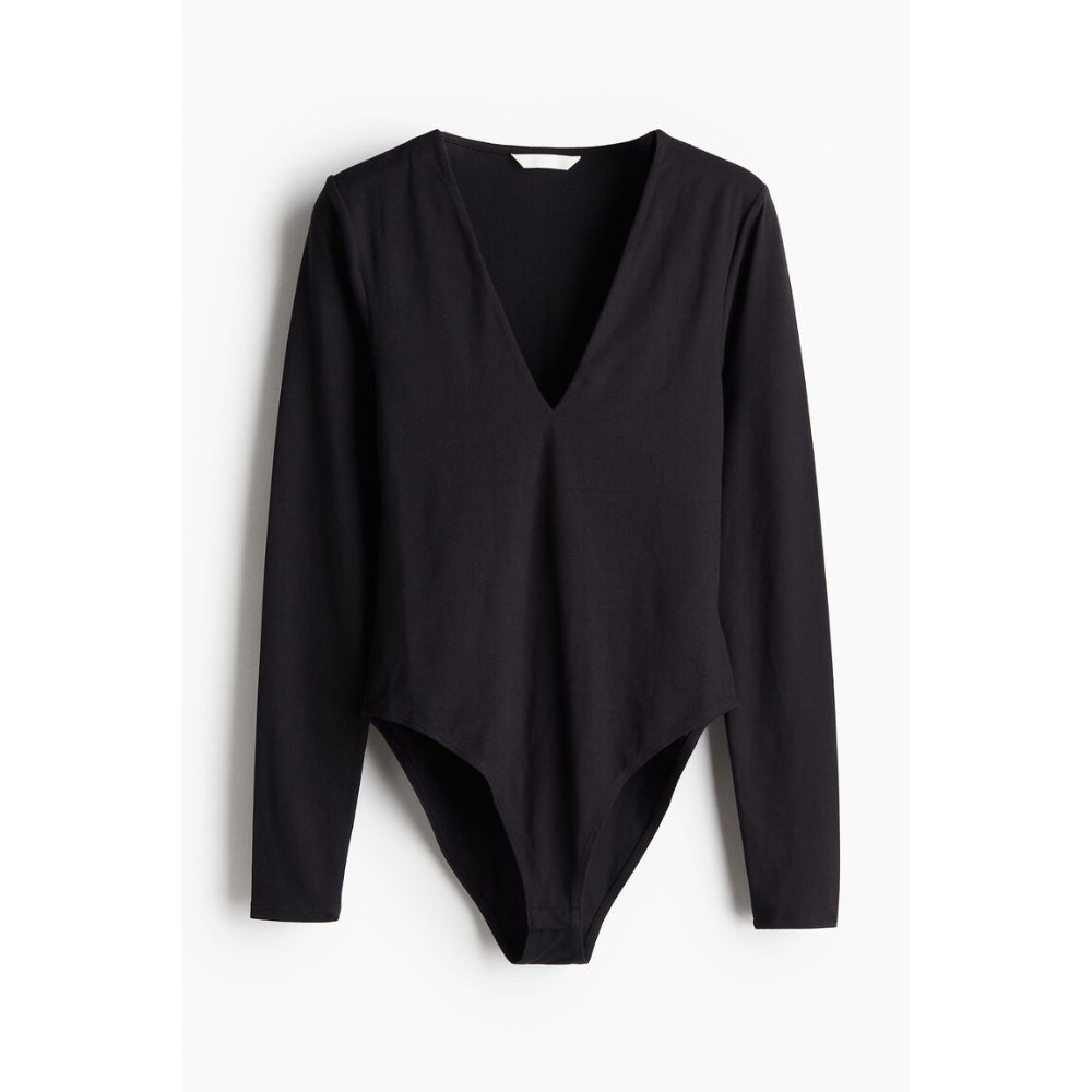 Promo H&m Body Megan Playsuit Wanita Black [1089775001] S