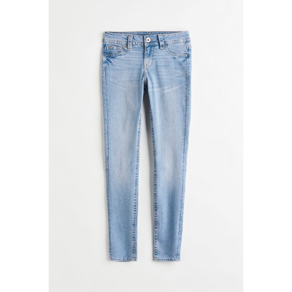 Promo H&m 00s Skinny Lw Nicole Celana Wanita Blue [1069399001