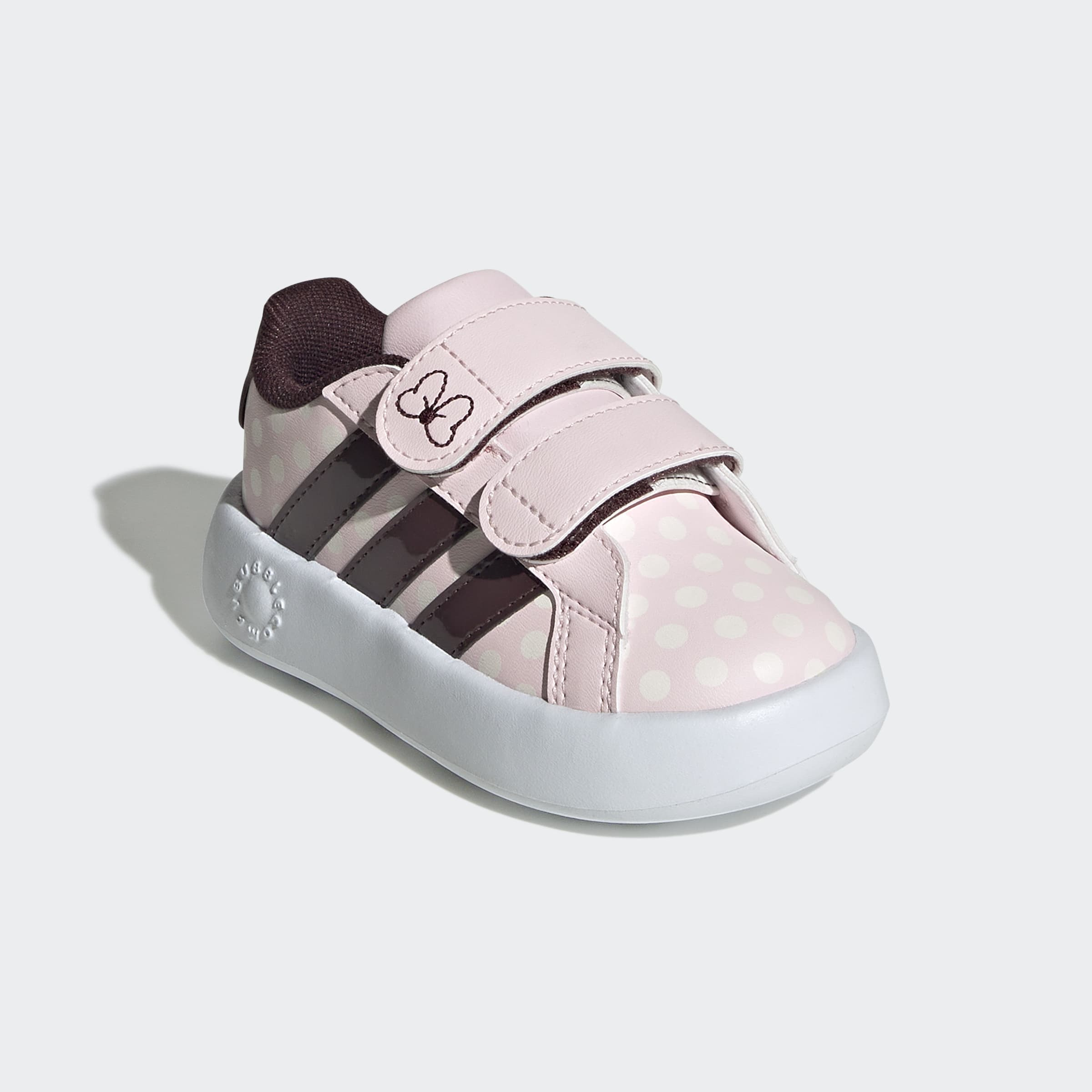 adidas Infant Adidas Disney Minnie Mouse Grand Court Shoes Kids Clear Pink  [JR8131]