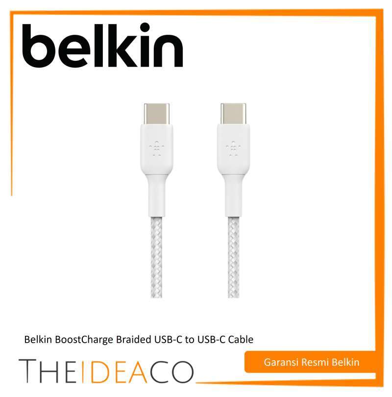 Belkin BoostCharge Braided USB-C to USB-C Cable (CAB004bt1MBK)