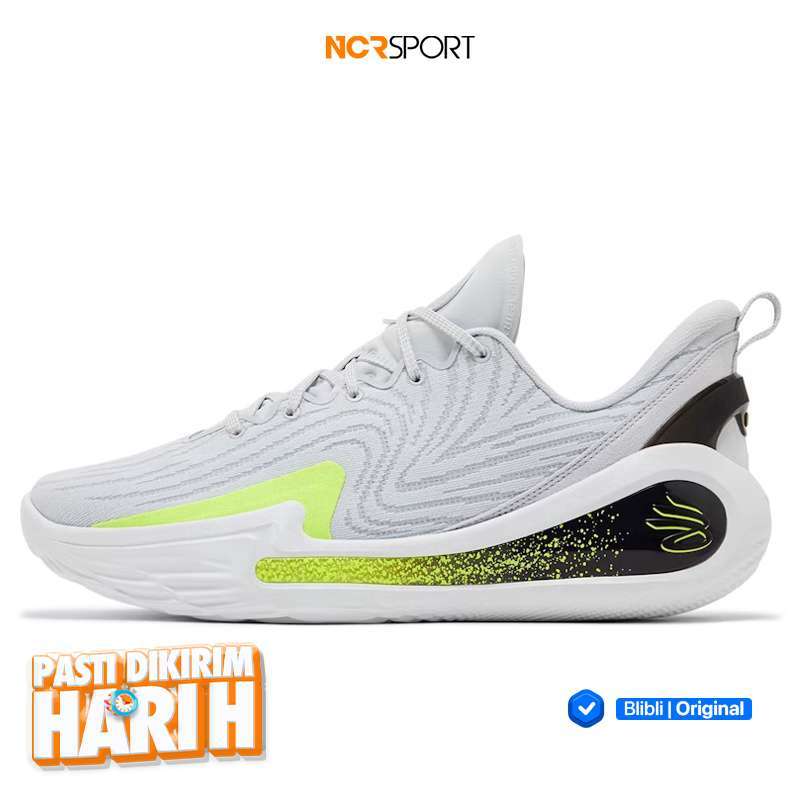 Sepatu Basket Under Armour Curry 12 Gravity Grey Original 3027629-100