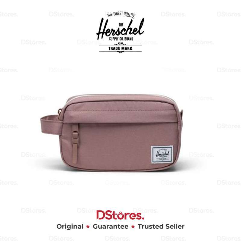 Promo Herschel Chapter Small Travel Kit Pouch (3 L) Ash Rose