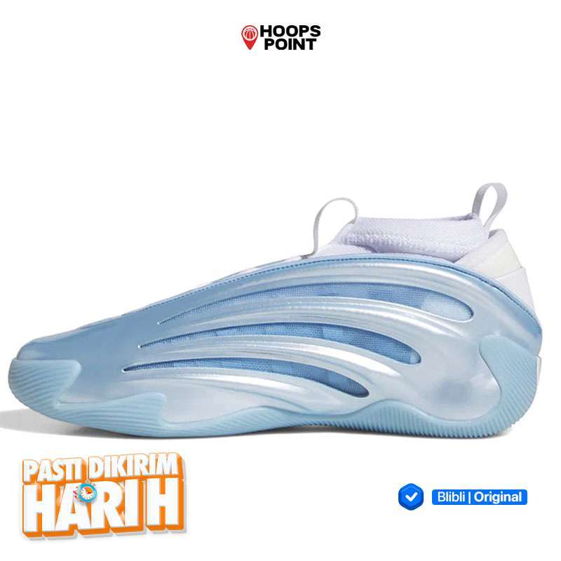 Sepatu Basket Adidas Harden Glow Blue Original Jh6482
