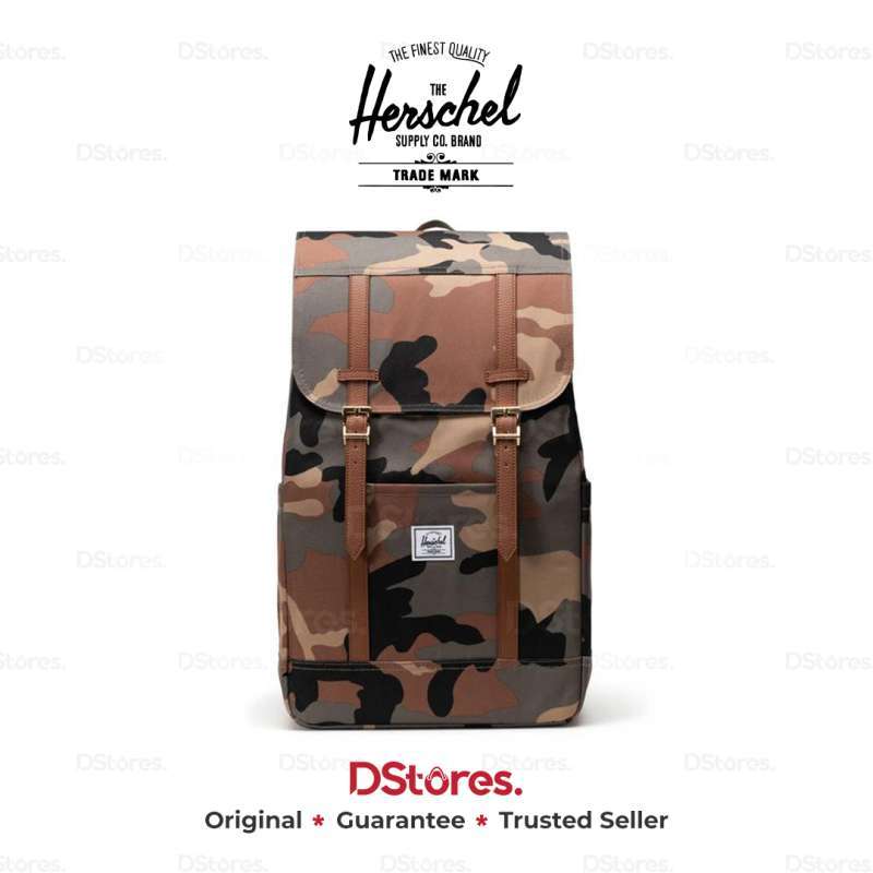 Promo Herschel Retreat Backpack (23 L) Woodland Camo Diskon 34