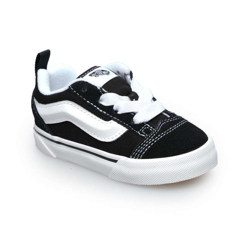 Vans Toddler Knu Skool Elastic Lace Black/True White (VN000D0K6BT)