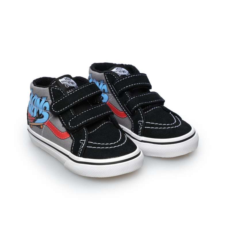 Promo Vans Toddler Sk8-mid Reissue V Vans Sk8 Black/grey