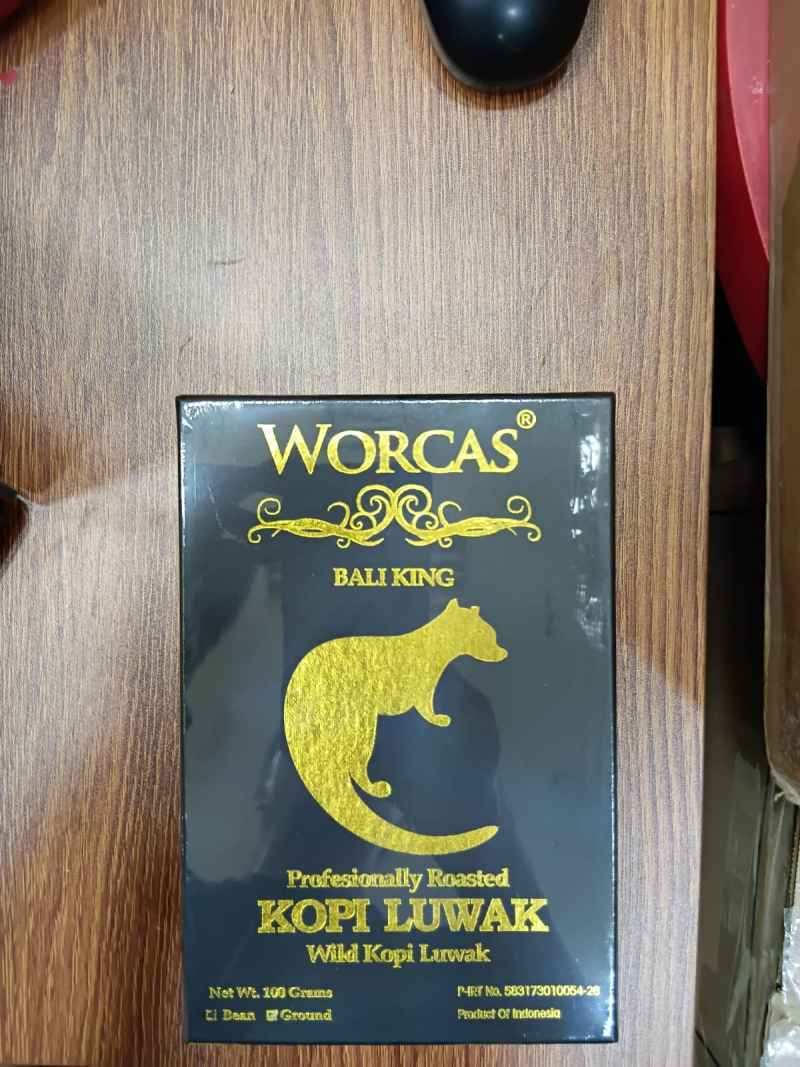 Promo Worcas Kopi Luwak Liar Bali King 100gr - Medium Gift Box