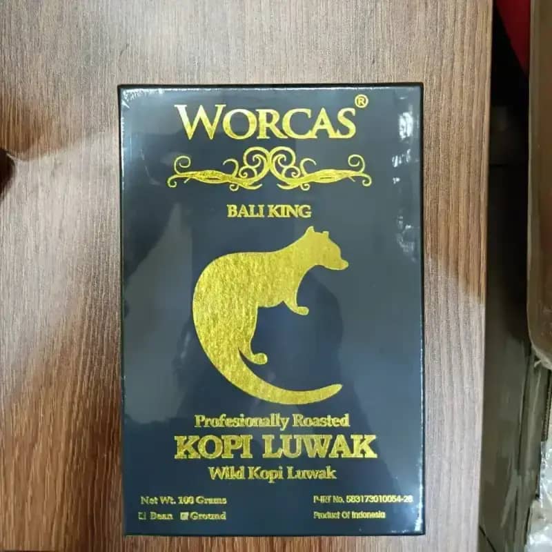 Promo Worcas Kopi Luwak Liar Bali King 100gr - Medium Gift Box