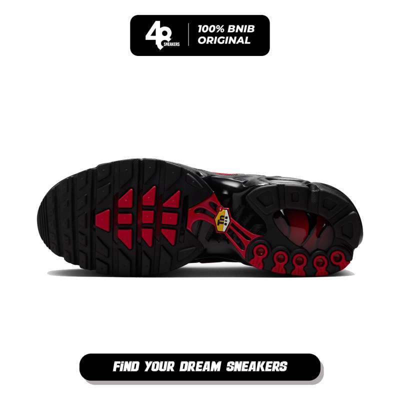 Jual Sepatu Pria Nike Tn Air Max Plus Tuned Air Black Red (ih4459