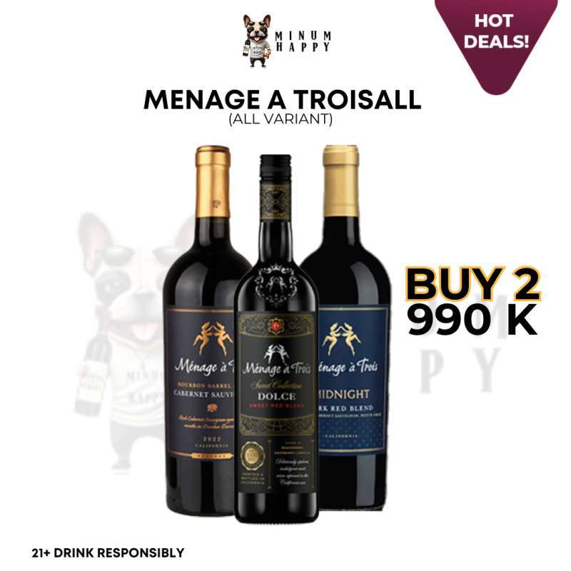 Jual Buy Menage A Trois Dolce Sweet Red Redblend Nv Usa Di