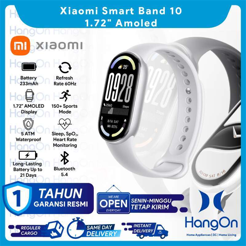 Nfc Batteria Mi Band Xiaomi Smart Band 10 AMOLED Display 150+