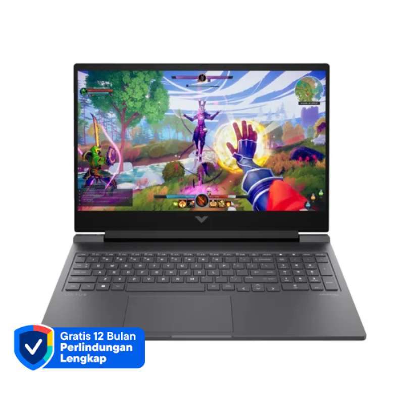 HP Victus Black Gaming Laptop untuk Gamer Modern dengan Intel i5 dan RTX 3050, 16GB RAM, dan 512GB SSD, 15.6 FHD. Ideal untuk Gaming dan Kreativitas