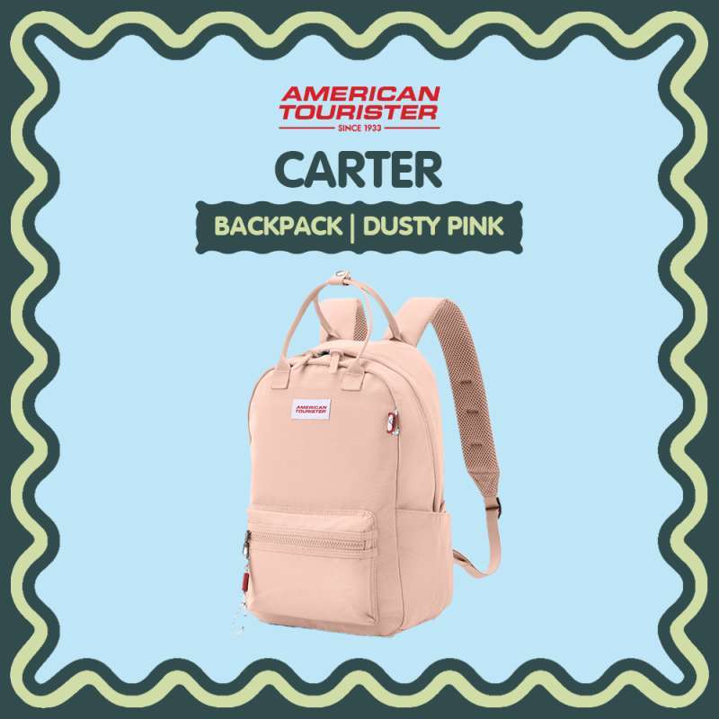 Jual American Tourister Carter Backpack S R Dusty Pink Di Seller
