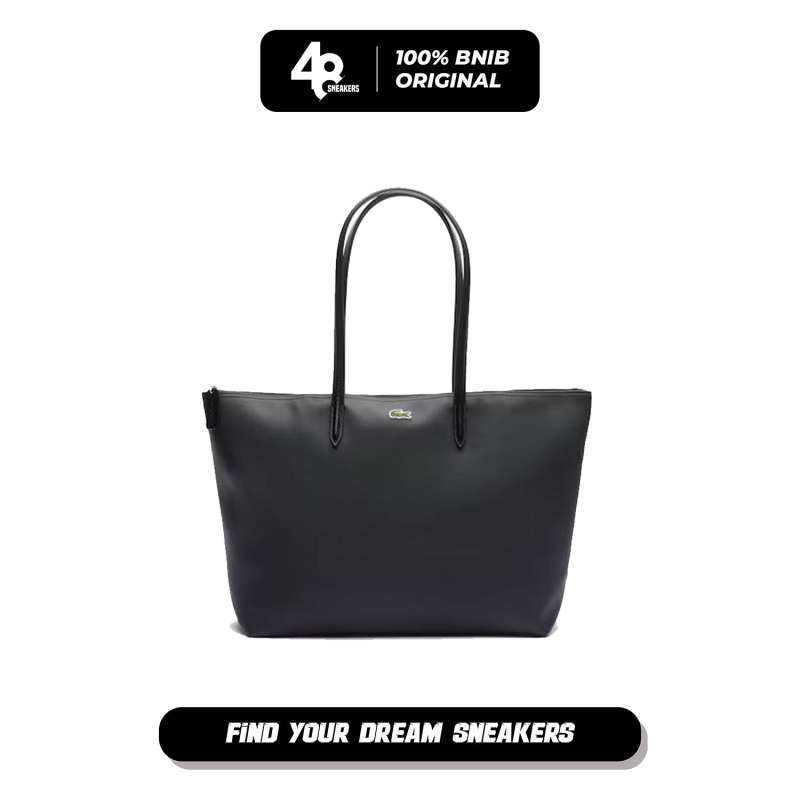 Tas Wanita Lacoste Large Concept Tote Black (LACNF1888PO000)  Original