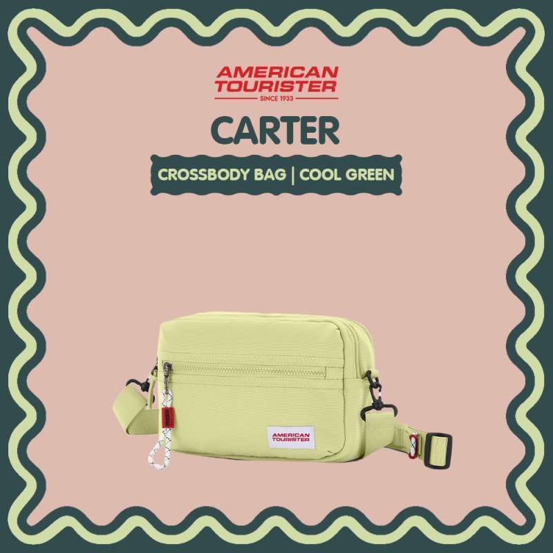 Jual American Tourister Carter Crossbody Bag R Cool Green Di