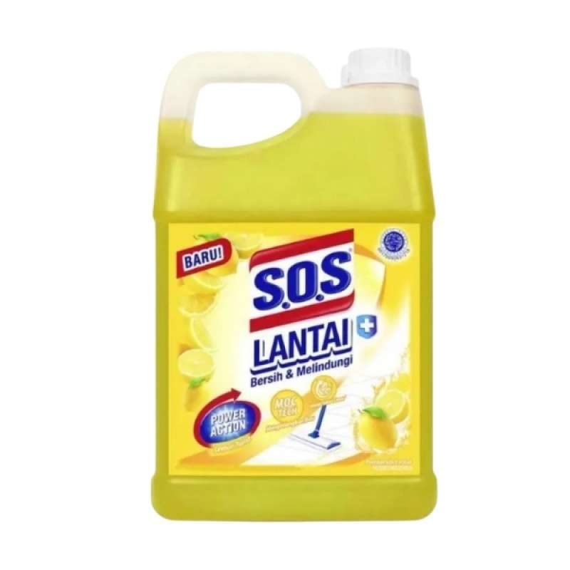 Jual Sos Floor Cleaner Lemon Jerrycan 3.6 Lt Di Seller Hypermart ...