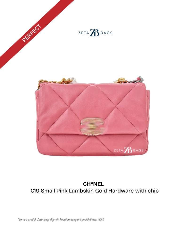 Chanel 19 Bag Pink GHW 2021 Chip