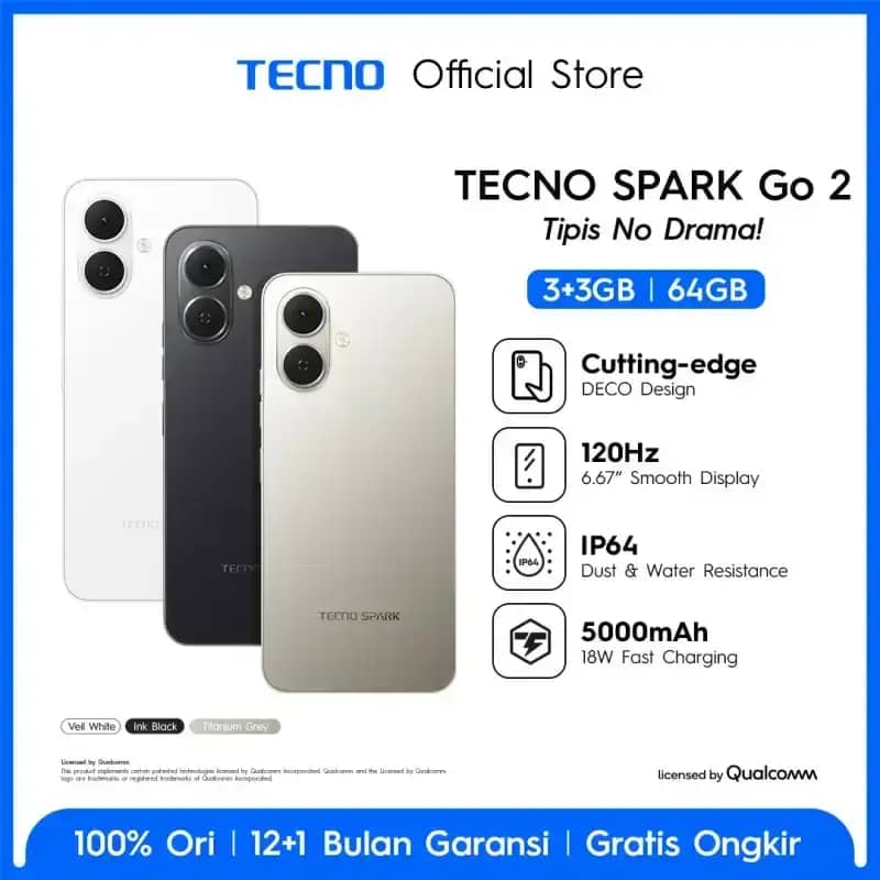 tecno go @atag 3gb 64gb 金 2台 TECNO Spark GO 2 (3+3GB /64GB) giá