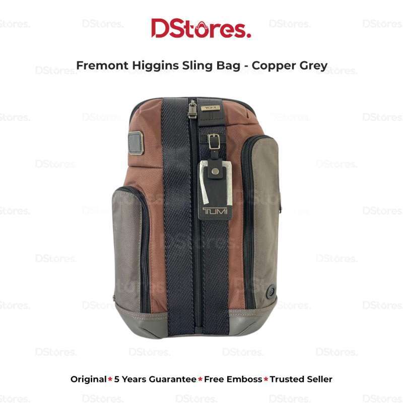 Jual Tumi Tas Selempang Fremont Higgins Sling Bag Copper Grey Di