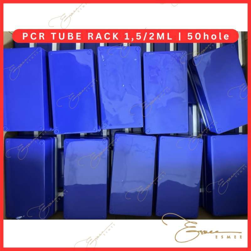 Jual Pcr Tube Rack Rak Microtube 1,5ml / 2ml Rak Micro Tube Dg Tutup 50 ...