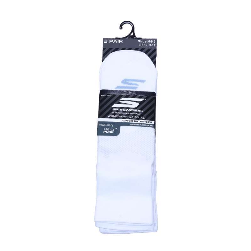 Skechers Women Low Cut Socks Pairs Non Terry Kaos Kaki Wanita  [SKERL600464W]