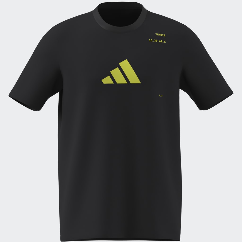 adidas Men Tennis T-Shirts M Tns Cat G T Baju Tenis Pria [JD6017]