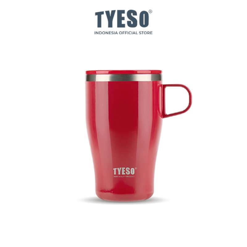 Tyeso Tumbler Gelas 400ml Stainless Steel Table Mug 304 Cangkir Kopi  Insulated Coffee Cup TS-8878