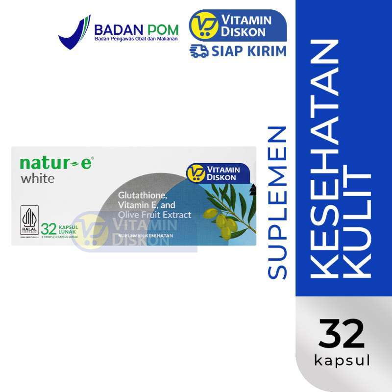 natur e glutathione Promo Natur-e White Glutathione Vitamin E And Olive Fruit Extra | Suplemen  Kulit Sehat, Cerah, Antioksidan, Melembapkan Diskon 10% Di Seller  Vitamindiskon Flagship Store - Pluit, Kota Jakarta Utara