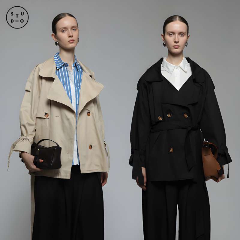 【Ameri Vintage】3WAY DOLMAN TRENCH COAT AMERI×STUDIOUS】3WAY DOLMAN TRENCH COAT 3way dolman trench coat