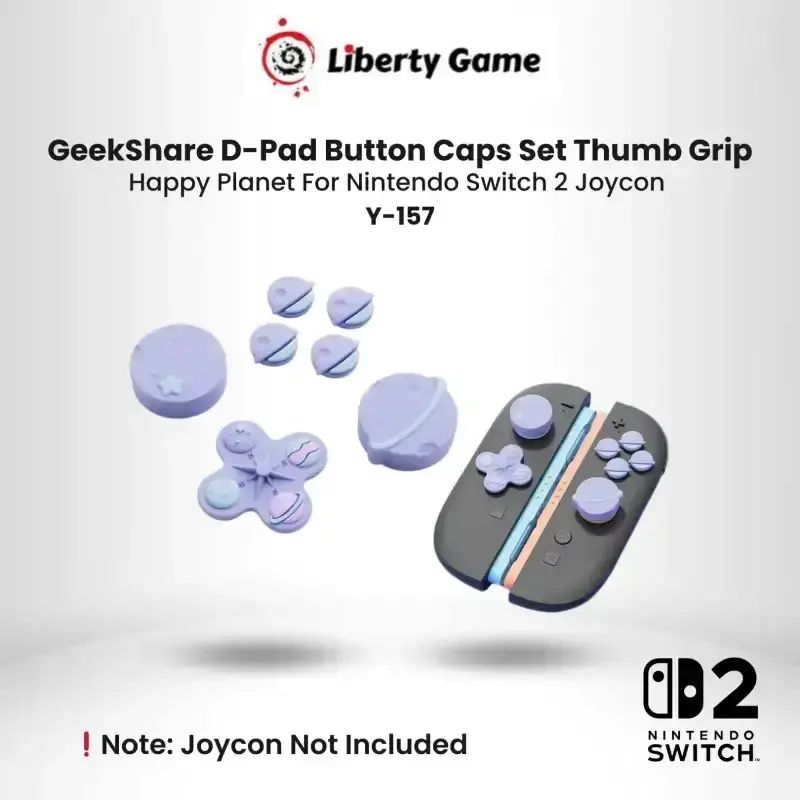 Promo Geekshare Happy Planet Purple D-pad Button Caps Set Cover Abxy ...