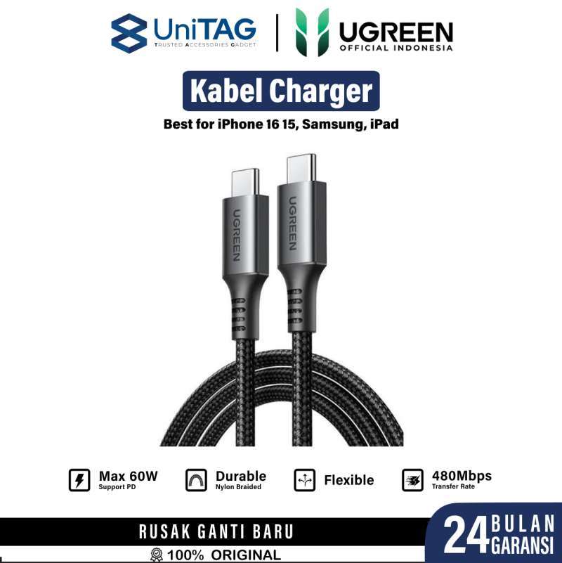 Promo Ugreen Kabel Data Type C To Type C For iPhone 16 15 Samsung