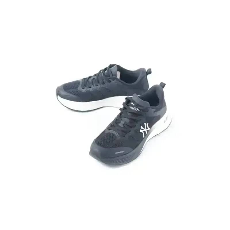 Sepatu MLB NY ATH FLOW WHITE BLACK SNEAKER 100% ORIGINAL