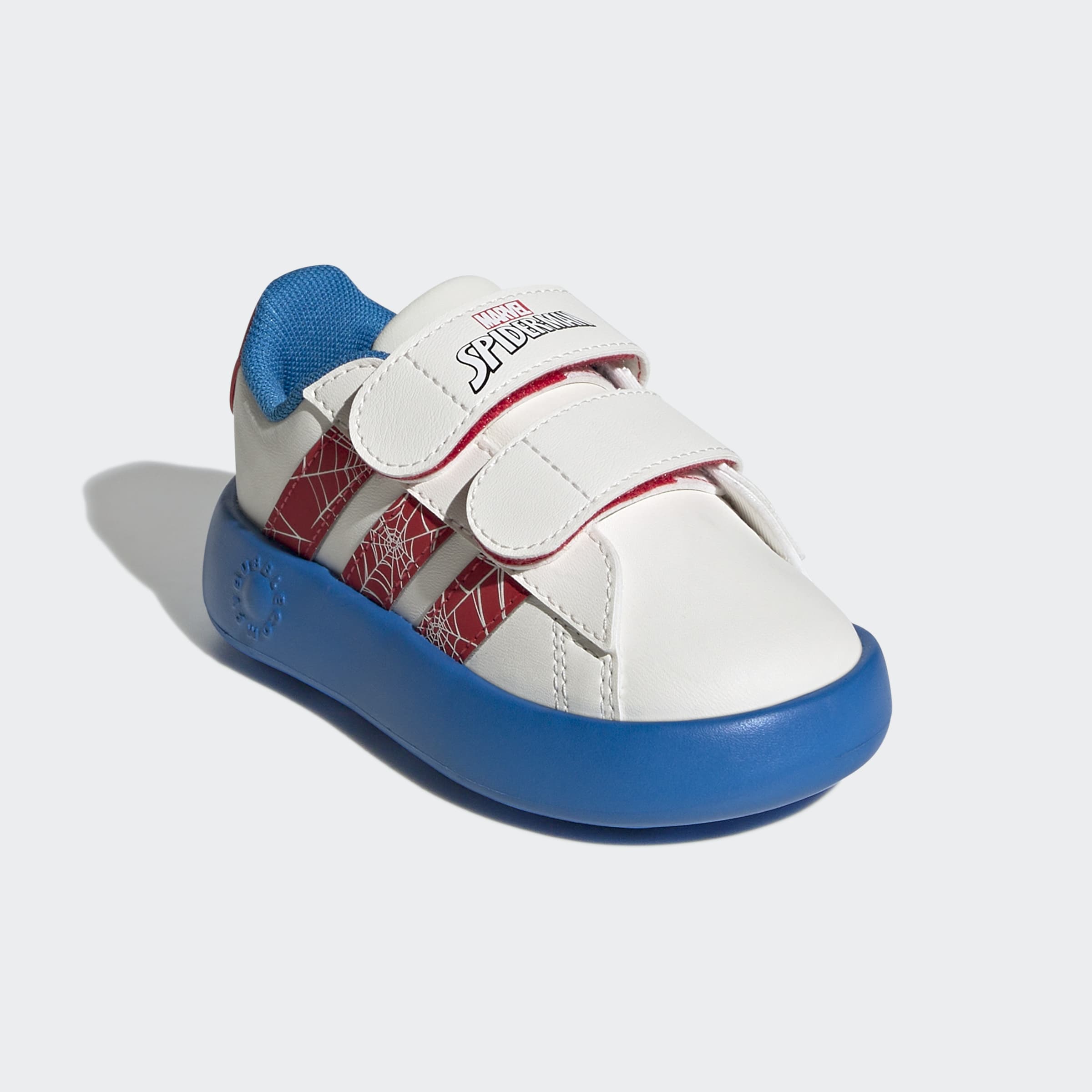 adidas Infant Adidas X Marvel Spider-Man Grand Court Shoes Kids Cloud White  [JQ8072]