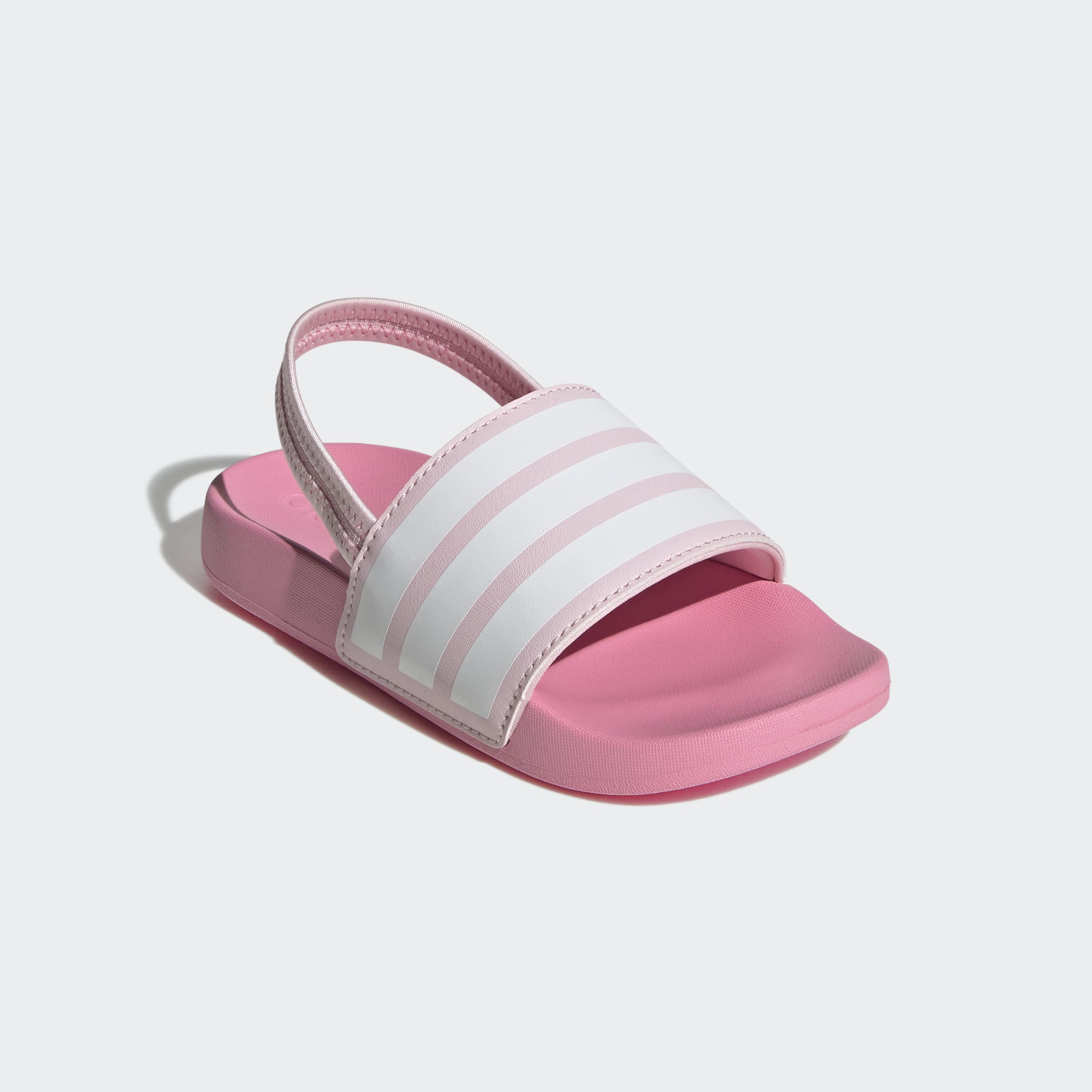 adidas Kids Adilette Estrap Slides Kids Clear Pink [JR5331]