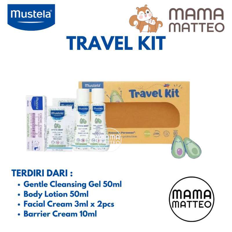 Jual Mustela Travel Kit New Born Kit Sample Tester Mini Size