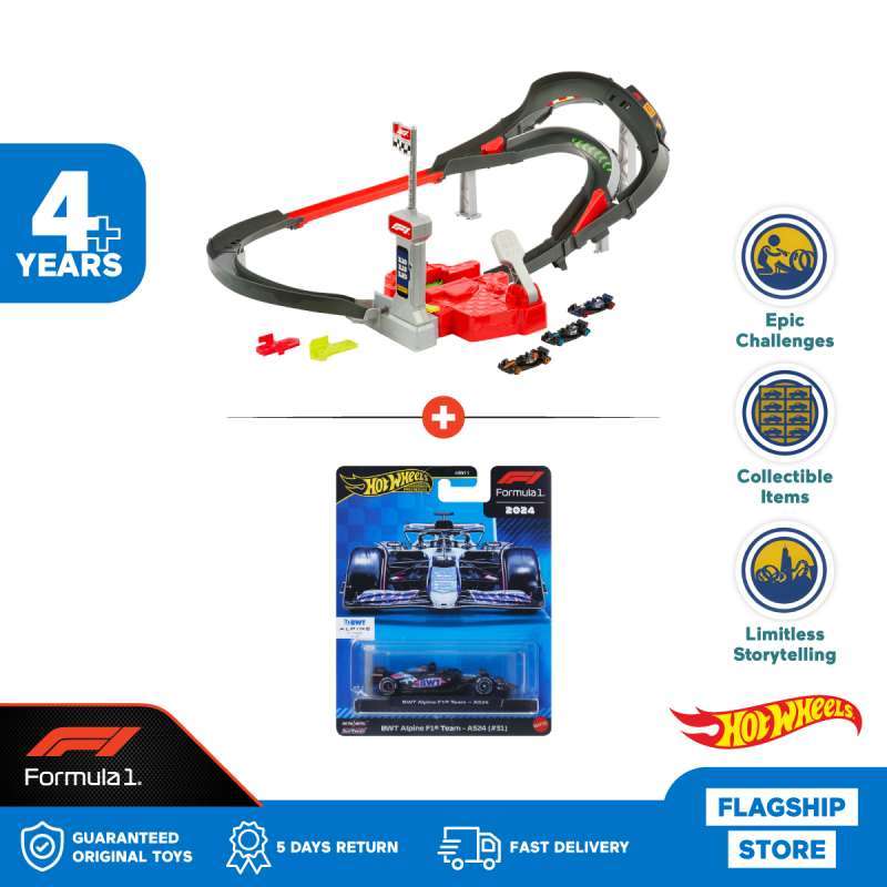 Jual Hot Wheels Racing Formula Sprint Race Circuit Bundle With