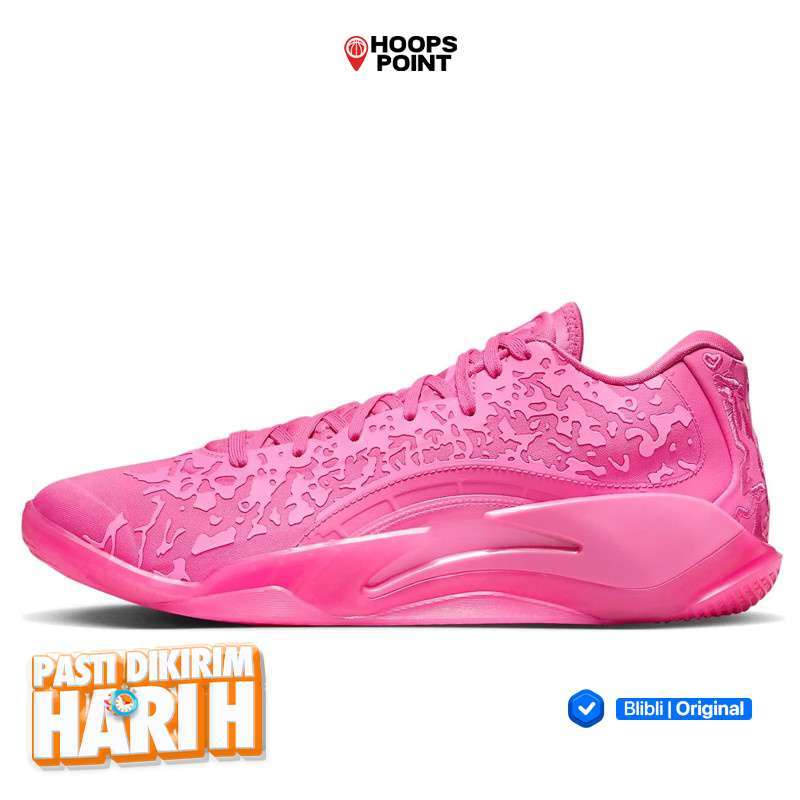 Sepatu Basket Air Jordan Zion Pf Pink Glow Original Dr0676-600