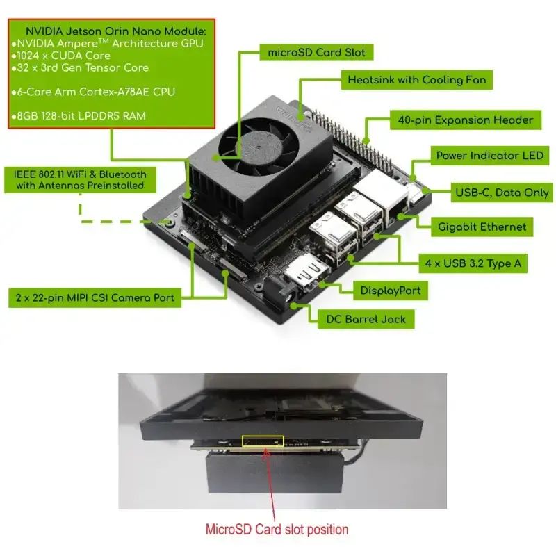 Jual Nvidia Jetson Orin Nano Super Developer Kit - 8gb RAM 67-tops Ai ...