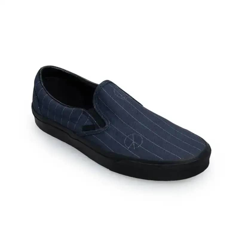 Promo Vans Classic Slip-on Wool Navy/black (vn000bvzngv)