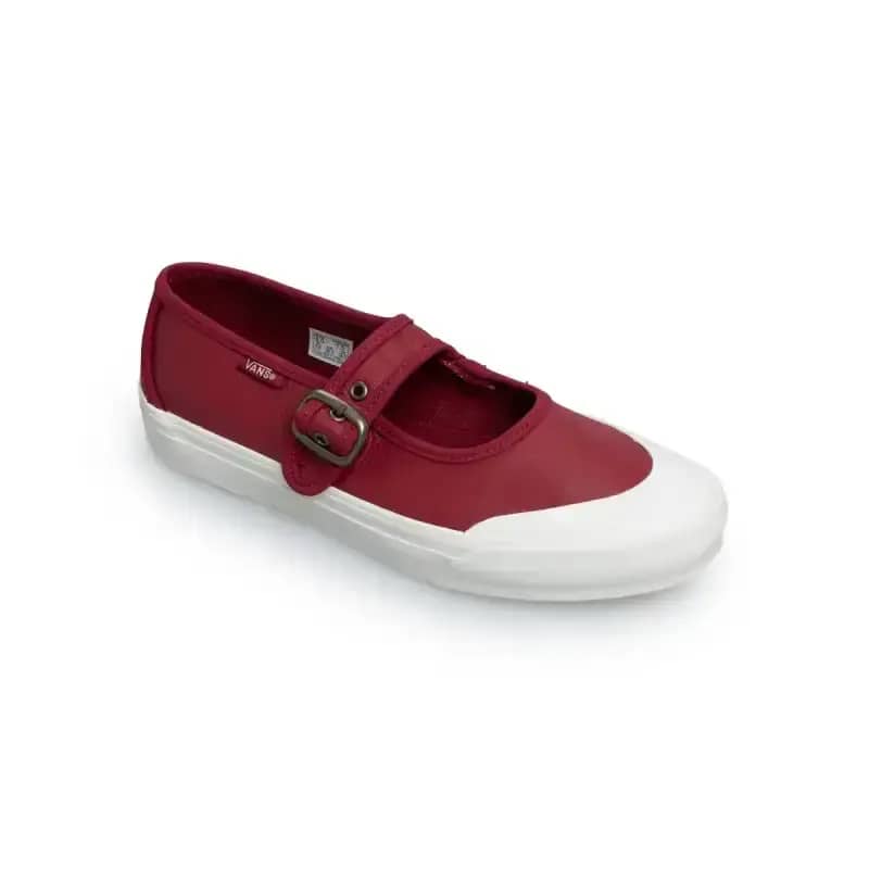 Jual Vans Mary Jane Sepatu Wanita Leather Bordeaux [vn000crrbrd