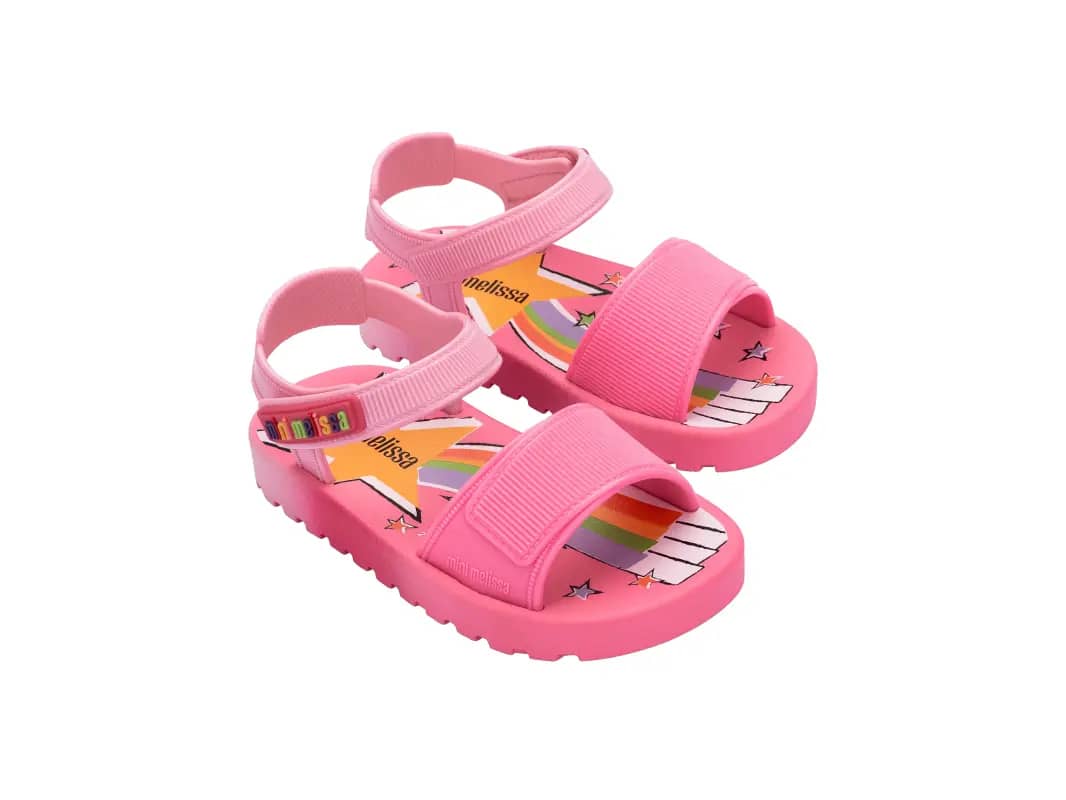 Mini Melissa FW25 Colors Bb Pink Sepatu Anak Perempuan (37105BQ4510)