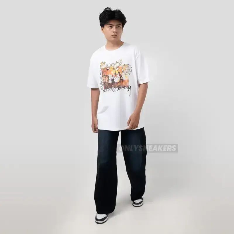 Jual Stussy X Denim Tears Annie Lee White Tee Di Seller