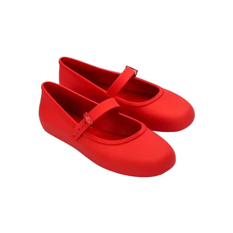 Melissa Soft Ballerina Ad Sepatu Flat Wanita Red