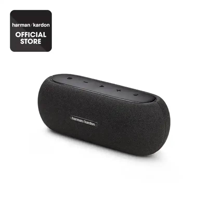 Harman Kardon Luna Bluetooth Speaker Portabel dengan Suara Superior dan Desain Ergonomis, 12 Jam Baterai, serta Tahan Air dan Debu IP67. Ideal untuk Semua Kalangan